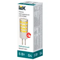 Bec LED IEK LED CORN LLE-CORN-5-230-40-G4 G4/ 5 W/ 4000 K/ 475lm/ White photo 2