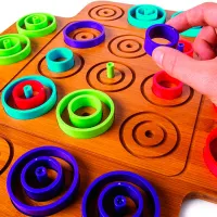Настольная игра SMG Otrio Wood 8+/ Развитие photo 2