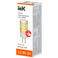 Bec LED IEK LED CORN LLE-CORN-4-230-30-G4 G4/ 3.5 W/ 3000 K/ 333lm/ White photo 2