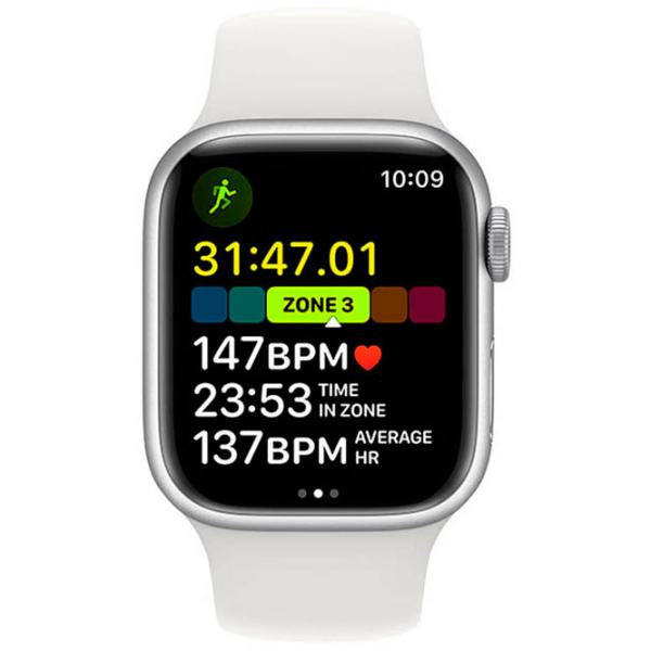 Умные часы Apple Watch Series 8 1.9"/ 41 мм/ Серебристый - Белый/ MP6M3 photo 2 Умные часы Apple Watch Series 8 1.9"/ 41 мм/ Серебристый - Белый/ MP6M3 photo 2