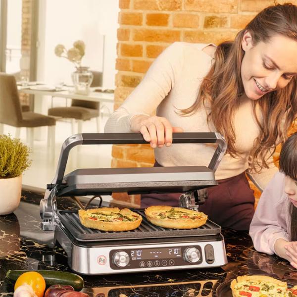 Grill electric Braun CG9167 Contact/ 2200 W/ Black Inox photo 5