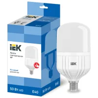 Лампочка светодиодная IEK HP LLE-HP-50-230-65-E40 E40/ 50 Вт/ 6500 К/ 4500лм/ White photo 3