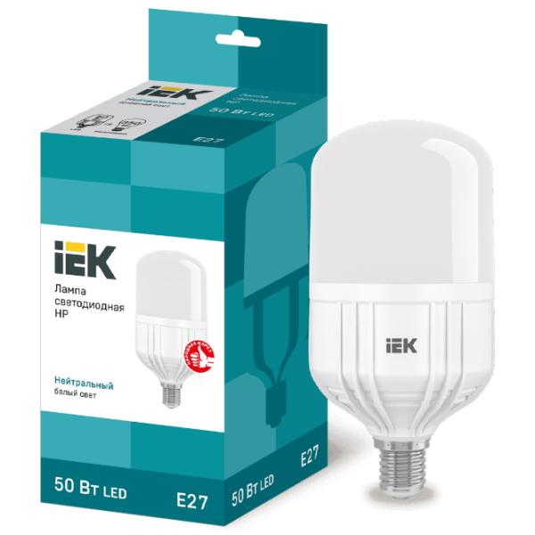 Лампочка светодиодная IEK HP LLE-HP-50-230-40-E27 E27 / 50 Вт / 4000 K / / White photo 3 Лампочка светодиодная IEK HP LLE-HP-50-230-40-E27 E27 / 50 Вт / 4000 K / / White photo 3