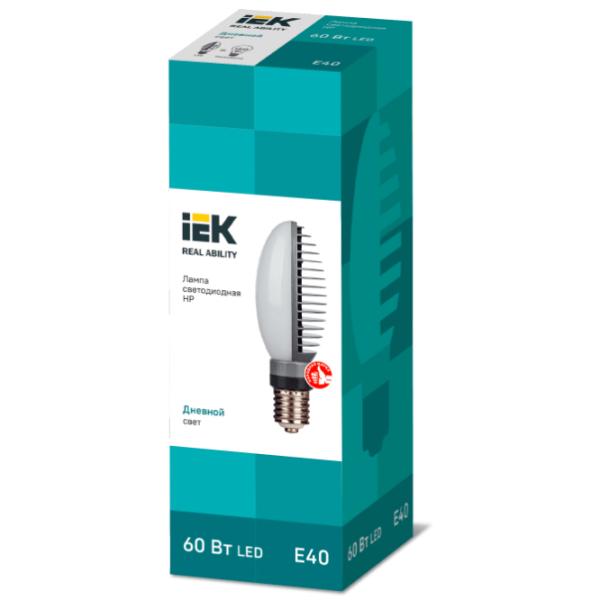 Лампочка светодиодная IEK HP LLE-HPR-060-230-50-E40 E40/ 60 Вт/ 5000 K/ 8000лм/ White photo 2