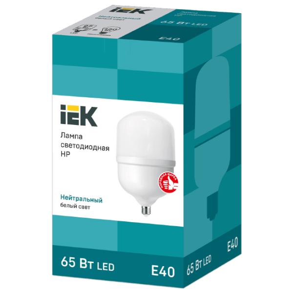 Bec LED IEK HP LLE-HP-65-230-40-E40 E40/ 65 W/ 4000 K/ 5850lm/ White photo 2
