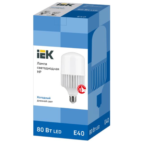 Лампочка светодиодная IEK HP LLE-HP-80-230-65-E40 E40/ 80 Вт/ 6500 К/ 7200лм/ White photo 2