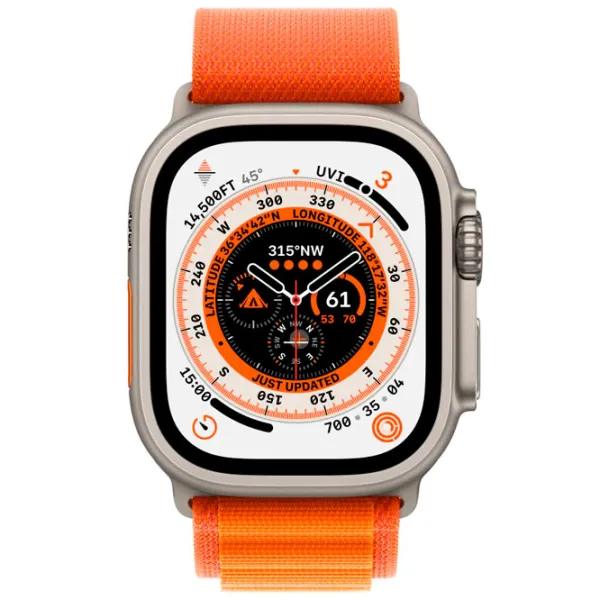 Ceas inteligent Apple Watch Ultra 1.92"/ 49 mm/ Orange - Orange/ MQFJ3 photo 2 Ceas inteligent Apple Watch Ultra 1.92"/ 49 mm/ Orange - Orange/ MQFJ3 photo 2