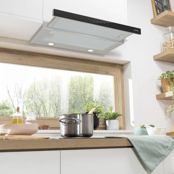 Вытяжка Gorenje TH64E3SGB Телескопическая/ Черный/ Серебристый photo 4