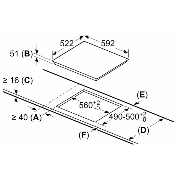 Plită încorporabilă cu inducție Bosch PUJ611BB5E Vitroceramică/ Black photo 2