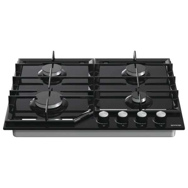 Plită încorporabilă pe gaz Gorenje GT641KB Sticlă călită/ Black photo 3