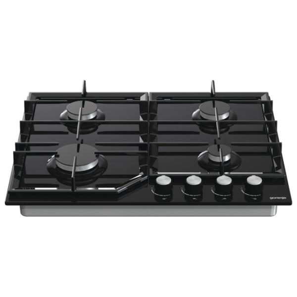 Plită încorporabilă pe gaz Gorenje GT641KB Sticlă călită/ Black photo 3
