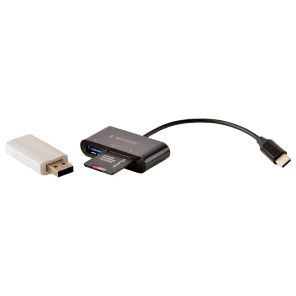 Карт-ридер Gembird UHB-CR3-02  USB 3.1 / Черный photo 4