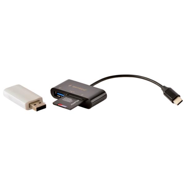 Карт-ридер Gembird UHB-CR3-02  USB 3.1 / Черный photo 4