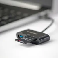 Cititor de carduri Gembird UHB-CR3-02 USB 3.1 / Black photo 5