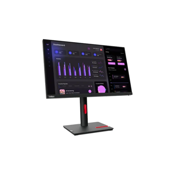 Monitor Lenovo ThinkVision T24i-30 23.8" Full HD 60 Hz / 4 ms / Black photo 2