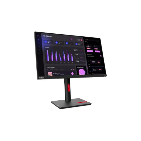 Monitor Lenovo ThinkVision T24i-30 23.8" Full HD 60 Hz / 4 ms / Black photo 2