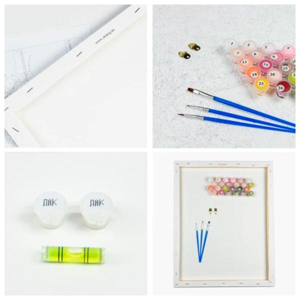 Картина по номерам Strateg Барс и человек VA-2962 50 x 40 км/ Вертикальная photo 2