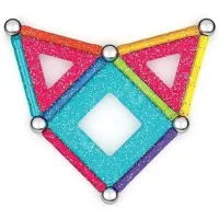 Constructor Geomag Glitter Panels Recycled Clasic/ Multicolor photo 2