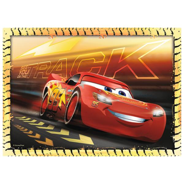 Пазл 2D Trefl 4 in 1 Ready, steady, go (Cars 3) 4+/ Количество деталей: 207 photo 2