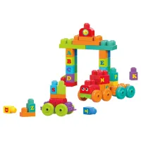 Конструктор Mega Bloks Mattel DXH35 Поезд/ Разноцветный photo 3