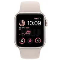 Ceas inteligent Apple Watch SE 2022 1.57"/ 40mm/ Starlight - Starlight/ MNT33 photo 2