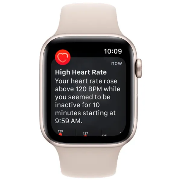 Умные часы Apple Watch SE 2022 1.57"/ 40 мм/ Starlight - Starlight/ MNT33 photo 3 Умные часы Apple Watch SE 2022 1.57"/ 40 мм/ Starlight - Starlight/ MNT33 photo 3