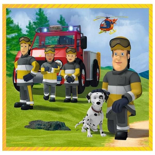 Пазл 2D Trefl 3 in 1 Fireman Sam in action 3+/ Количество деталей: 106 photo 4 Пазл 2D Trefl 3 in 1 Fireman Sam in action 3+/ Количество деталей: 106 photo 4