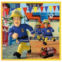 Puzzle 2D Trefl 3 in 1 Fireman Sam in action 3+/ Numărul de piese: 106 photo 5
