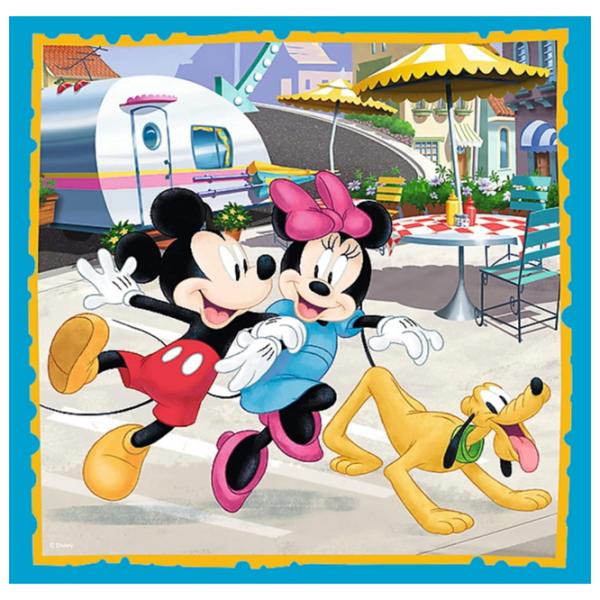 Пазл 2D Trefl 3 in 1 Mickey Mouse 3+/ Количество деталей: 106 photo 3