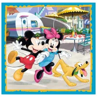 Puzzle 2D Trefl 3 in 1 Mickey Mouse 3+/ Numărul de piese: 106 photo 3