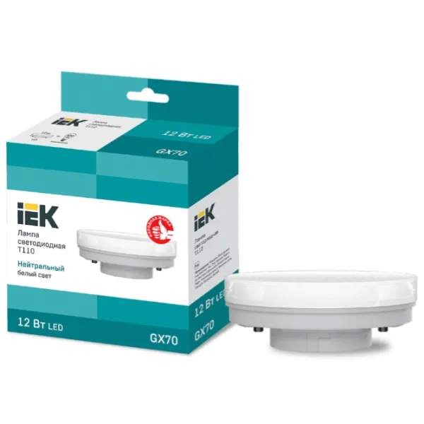 Лампочка светодиодная IEK LED T110 LLE-T110-12-230-40-GX70 GX70/ 12 Вт/ 4000 K/ 1140лм/ White photo 3 Лампочка светодиодная IEK LED T110 LLE-T110-12-230-40-GX70 GX70/ 12 Вт/ 4000 K/ 1140лм/ White photo 3