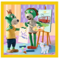 Puzzle 2D Trefl 3 in 1 It's fun together 4+/ Numărul de piese: 106 photo 3