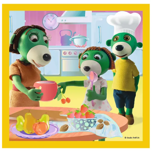 Пазл 2D Trefl 3 in 1 It's fun together 4+/ Количество деталей: 106 photo 4