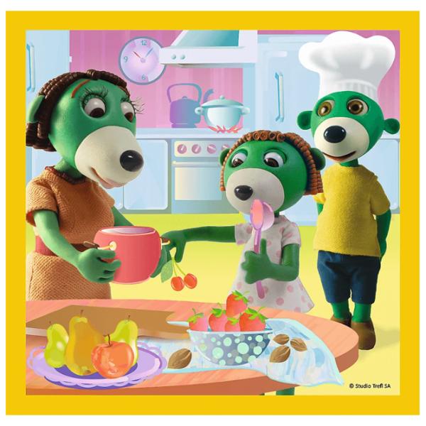 Пазл 2D Trefl 3 in 1 It's fun together 4+/ Количество деталей: 106 photo 4