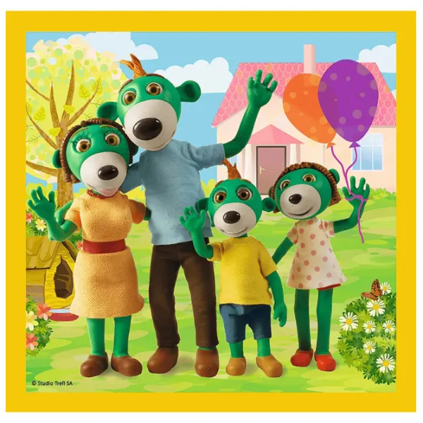 Пазл 2D Trefl 3 in 1 It's fun together 4+/ Количество деталей: 106 photo 5