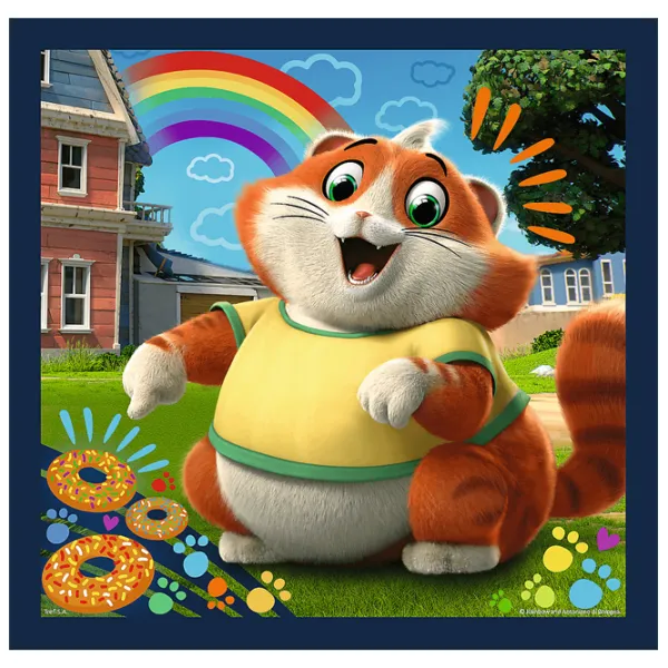 Пазл 2D Trefl 3 in 1 Meet lovely cats 3+/ Количество деталей: 106 photo 5