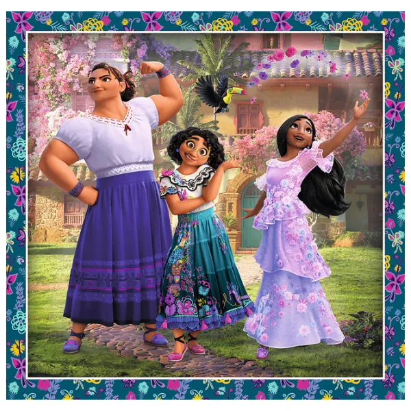 Puzzle 2D Trefl 3 in 1 Disney Encanto 3+/ Numărul de piese: 106 photo 3