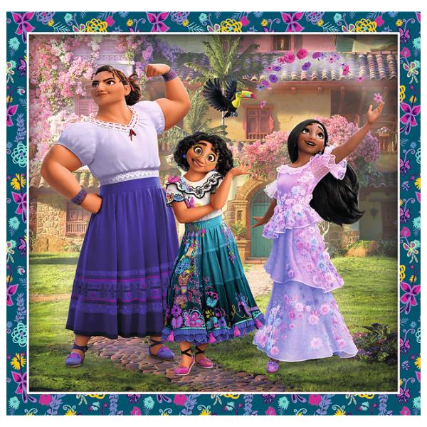 Puzzle 2D Trefl 3 in 1 Disney Encanto 3+/ Numărul de piese: 106 photo 3
