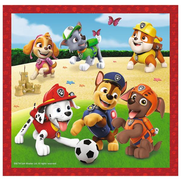 Пазл 2D Trefl 3 in 1 Paw Patrol Happy Dogs 3+/ Количество деталей: 106 photo 3