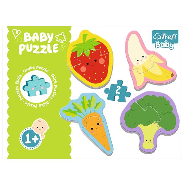 Пазл 2D Trefl Vegetables and fruits 1+/ Количество деталей: 8 photo 2 Пазл 2D Trefl Vegetables and fruits 1+/ Количество деталей: 8 photo 2