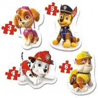 Puzzle 2D Trefl Skye, Marshall, Chase and Rubble 2+/ Numărul de piese: 18 photo 2