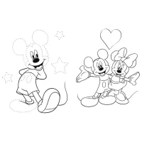 Puzzle 2D Trefl Maxi - Mickey at the Fairground 3+/ Numărul de piese: 24 photo 2