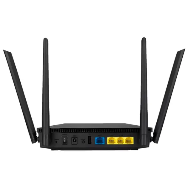 Wi-Fi Router Asus RT-AX53U 574 Mbit/ s/ 1201 Mbit/ s/ Black photo 3 Wi-Fi Router Asus RT-AX53U 574 Mbit/ s/ 1201 Mbit/ s/ Black photo 3