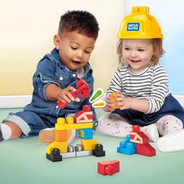 Конструктор Mega Bloks Mattel GNT91 Строители/ Разноцветный photo 2