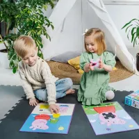 Puzzle 2D Trefl 2 in 1 Peppa's good day 3+/ Numărul de piese: 20 photo 2