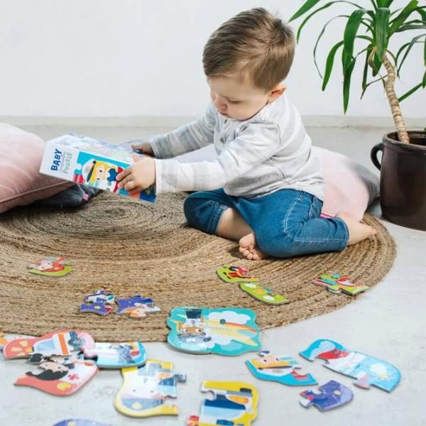 Puzzle 2D Trefl 6 in 1 Progressive Farm 3+/ Numărul de piese: 22 photo 2