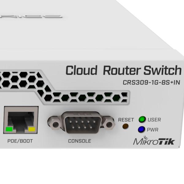 Коммутатор Mikrotik CRS309-1G-8S+IN Белый photo 4