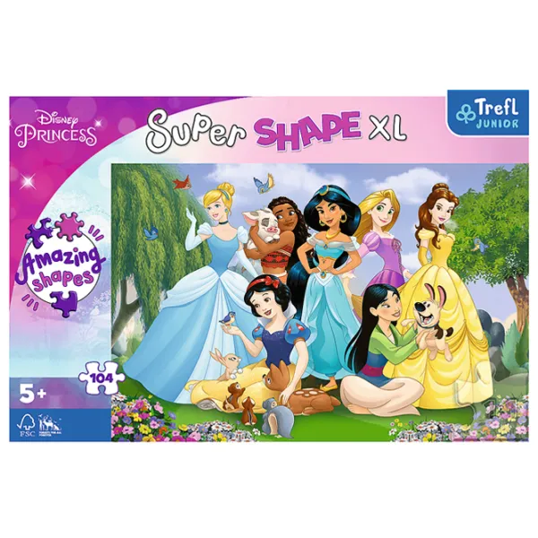 Пазл 2D Trefl Disney Princesses in the garden 5+/ Количество деталей: 104 photo 2