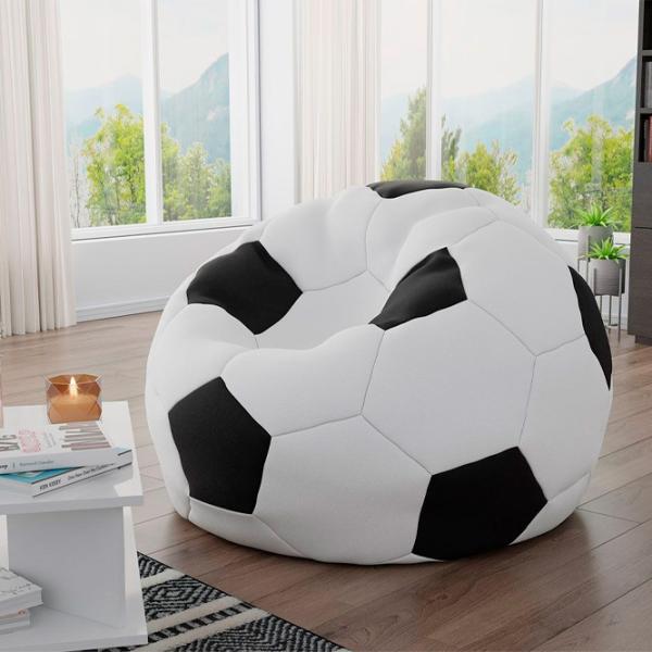Fotoliu Bean Bag Mirjan24 Sylwin/ Ksante Piele/ Polyester/ White photo 2