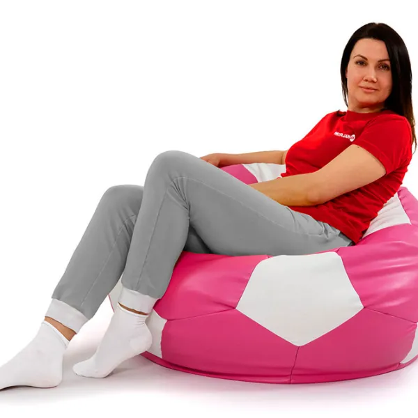 Fotoliu Bean Bag Mirjan24 Sylwin/ Ksante Piele/ Polyester/ White photo 2